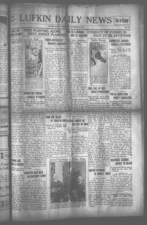 Primary view of object titled 'Lufkin Daily News (Lufkin, Tex.), Vol. [9], No. 12, Ed. 1 Thursday, November 15, 1923'.