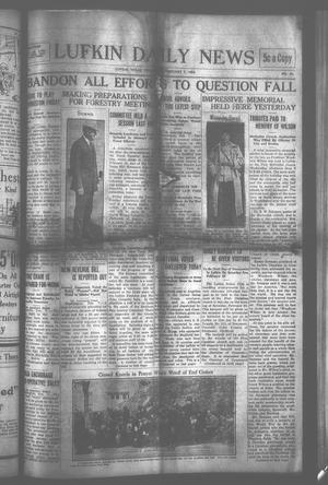 Lufkin Daily News (Lufkin, Tex.), Vol. 9, No. 83, Ed. 1 Thursday, February 7, 1924
