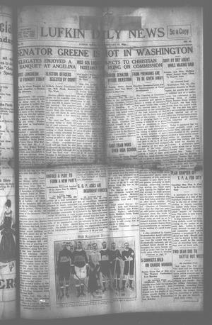 Lufkin Daily News (Lufkin, Tex.), Vol. 9, No. 91, Ed. 1 Saturday, February 16, 1924