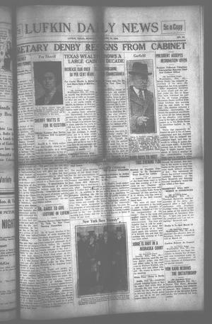 Primary view of object titled 'Lufkin Daily News (Lufkin, Tex.), Vol. [9], No. 92, Ed. 1 Monday, February 18, 1924'.