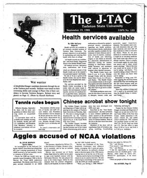 The J-TAC (Stephenville, Tex.), Ed. 1 Thursday, September 19, 1985
