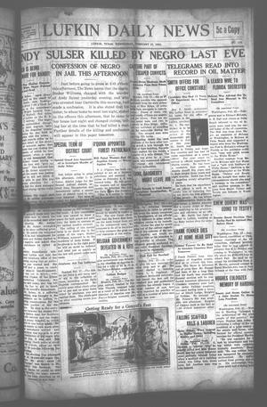 Primary view of object titled 'Lufkin Daily News (Lufkin, Tex.), Vol. [9], No. 100, Ed. 1 Wednesday, February 27, 1924'.