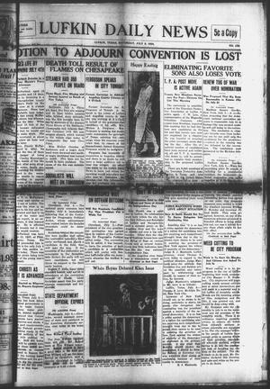 Primary view of object titled 'Lufkin Daily News (Lufkin, Tex.), Vol. [9], No. 210, Ed. 1 Saturday, July 5, 1924'.