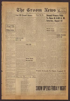 The Groom News (Groom, Tex.), Vol. 17, No. 25, Ed. 1 Thursday, August 20, 1942