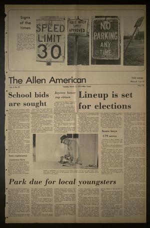 The Allen American (Allen, Tex.), Vol. 4, No. 37, Ed. 1 Tuesday, March 12, 1974
