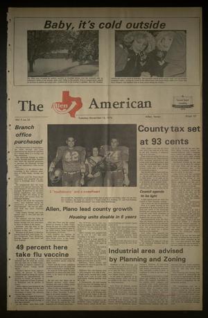 The Allen American (Allen, Tex.), Vol. 7, No. 25, Ed. 1 Tuesday, November 16, 1976