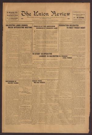 Primary view of object titled 'The Union Review (Galveston, Tex.), Vol. 1, No. 3, Ed. 1 Friday, May 16, 1919'.