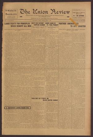 Primary view of object titled 'The Union Review (Galveston, Tex.), Vol. 1, No. 49, Ed. 1 Friday, April 2, 1920'.