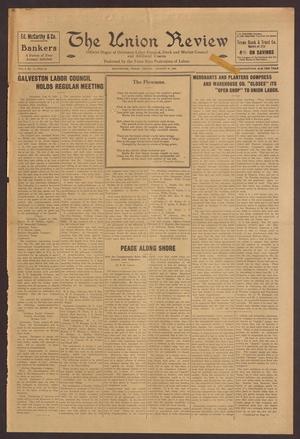 The Union Review (Galveston, Tex.), Vol. 2, No. 17, Ed. 1 Friday, August 27, 1920