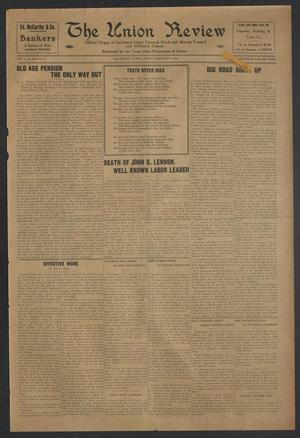 Primary view of object titled 'The Union Review (Galveston, Tex.), Vol. 4, No. 38, Ed. 1 Friday, February 2, 1923'.