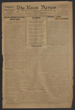 Primary view of object titled 'The Union Review (Galveston, Tex.), Vol. 4, No. 39, Ed. 1 Friday, February 9, 1923'.
