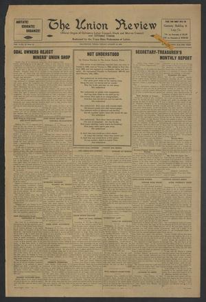 Primary view of object titled 'The Union Review (Galveston, Tex.), Vol. 5, No. 13, Ed. 1 Friday, August 10, 1923'.