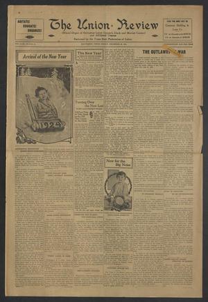 Primary view of object titled 'The Union Review (Galveston, Tex.), Vol. 5, No. 33, Ed. 1 Friday, December 28, 1923'.