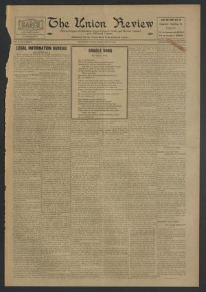 The Union Review (Galveston, Tex.), Vol. 6, No. 2, Ed. 1 Friday, May 23, 1924