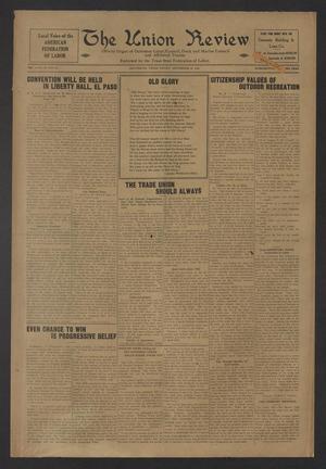 The Union Review (Galveston, Tex.), Vol. 6, No. 19, Ed. 1 Friday, September 19, 1924
