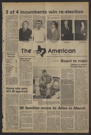 The Allen American (Allen, Tex.), Vol. 8, No. 65, Ed. 1 Monday, April 3, 1978