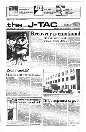 The J-TAC (Stephenville, Tex.), Ed. 1 Thursday, April 27, 1989