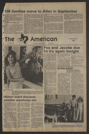 Primary view of object titled 'The Allen American (Allen, Tex.), Vol. 10, No. 22, Ed. 1 Thursday, October 4, 1979'.