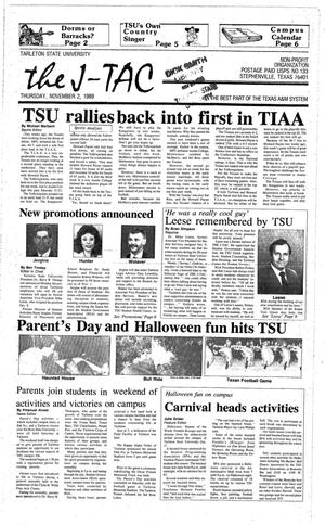 The J-TAC (Stephenville, Tex.), Ed. 1 Thursday, November 2, 1989