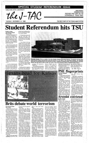 The J-TAC (Stephenville, Tex.), Ed. 1 Tuesday, November 14, 1989