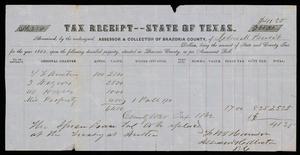 [Tax Receipt for property owned in Brazoria County]