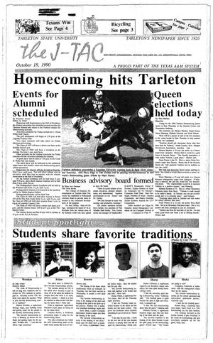 The J-TAC (Stephenville, Tex.), Ed. 1 Thursday, October 18, 1990