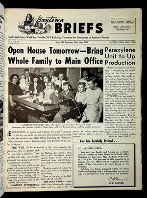 Baytown Briefs (Baytown, Tex.), Vol. 01, No. 17, Ed. 1 Friday, May 1, 1953