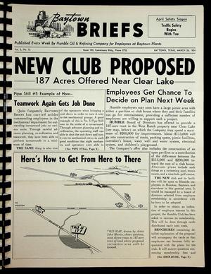 Baytown Briefs (Baytown, Tex.), Vol. 02, No. 12, Ed. 1 Friday, March 26, 1954