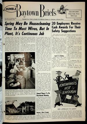 Baytown Briefs (Baytown, Tex.), Vol. 06, No. 13, Ed. 1 Friday, March 28, 1958