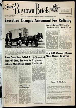 Baytown Briefs (Baytown, Tex.), Vol. 06, No. 18, Ed. 1 Friday, May 2, 1958