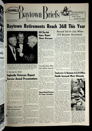 Primary view of Baytown Briefs (Baytown, Tex.), Vol. 06, No. 32, Ed. 1 Friday, August 8, 1958