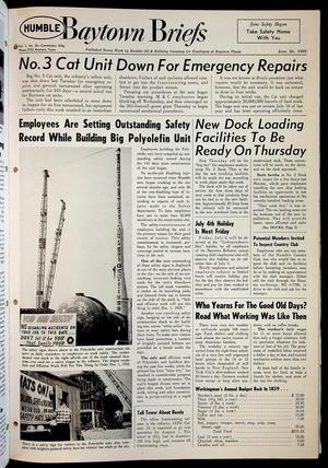 Baytown Briefs (Baytown, Tex.), Vol. 07, No. 26, Ed. 1 Friday, June 26, 1959