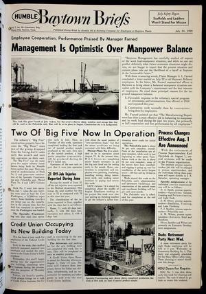 Baytown Briefs (Baytown, Tex.), Vol. 07, No. 30, Ed. 1 Friday, July 24, 1959