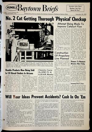 Baytown Briefs (Baytown, Tex.), Vol. 07, No. 39, Ed. 1 Friday, September 25, 1959