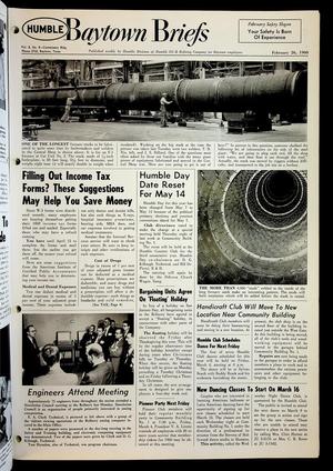 Baytown Briefs (Baytown, Tex.), Vol. 08, No. 08, Ed. 1 Friday, February 26, 1960