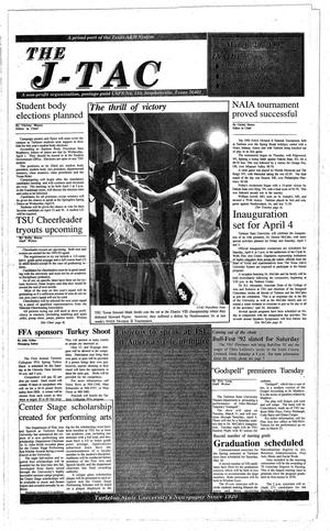 The J-TAC (Stephenville, Tex.), Ed. 1 Thursday, March 26, 1992