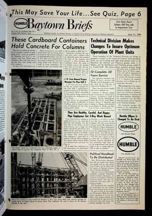 Baytown Briefs (Baytown, Tex.), Vol. 08, No. 24, Ed. 1 Friday, June 17, 1960