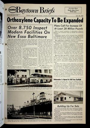 Baytown Briefs (Baytown, Tex.), Vol. 08, No. 30, Ed. 1 Friday, July 29, 1960