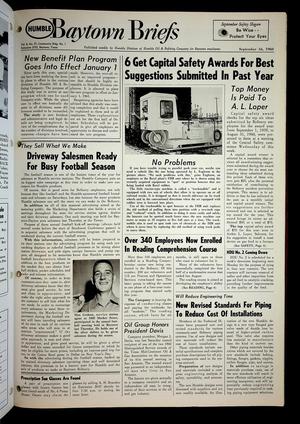 Baytown Briefs (Baytown, Tex.), Vol. 08, No. 37, Ed. 1 Friday, September 16, 1960