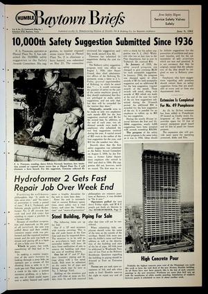 Baytown Briefs (Baytown, Tex.), Vol. 09, No. 23, Ed. 1 Friday, June 9, 1961
