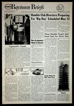 Baytown Briefs (Baytown, Tex.), Vol. 10, No. 12, Ed. 1 Friday, March 23, 1962