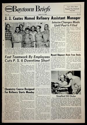 Baytown Briefs (Baytown, Tex.), Vol. 10, No. 32, Ed. 1 Friday, August 10, 1962