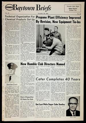 Baytown Briefs (Baytown, Tex.), Vol. 10, No. 48, Ed. 1 Friday, November 30, 1962