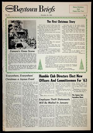 Baytown Briefs (Baytown, Tex.), Vol. 10, No. 51, Ed. 1 Friday, December 21, 1962
