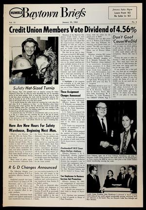 Baytown Briefs (Baytown, Tex.), Vol. 11, No. 04, Ed. 1 Friday, January 25, 1963