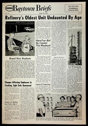 Baytown Briefs (Baytown, Tex.), Vol. 11, No. 35, Ed. 1 Friday, August 30, 1963