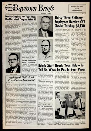 Baytown Briefs (Baytown, Tex.), Vol. 11, No. 44, Ed. 1 Friday, November 1, 1963