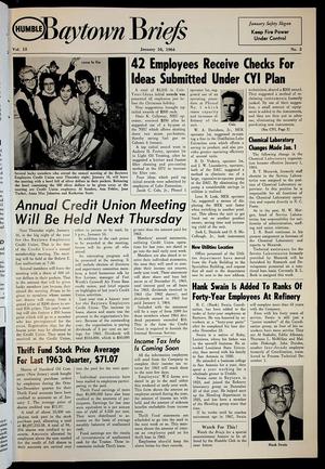Baytown Briefs (Baytown, Tex.), Vol. 12, No. 02, Ed. 1 Friday, January 10, 1964