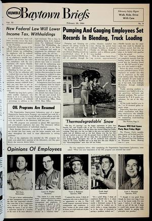 Baytown Briefs (Baytown, Tex.), Vol. 12, No. 09, Ed. 1 Friday, February 28, 1964