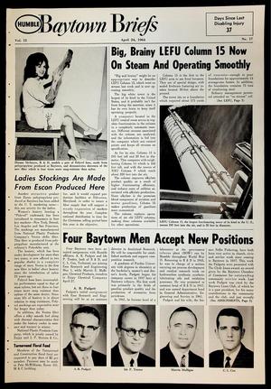 Baytown Briefs (Baytown, Tex.), Vol. 12, No. 17, Ed. 1 Friday, April 24, 1964